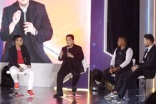 Ketua Umum PSSI Erick Thohir dalam acara penandatanganan Dana Sponsor PSSI Timnas Indonesia