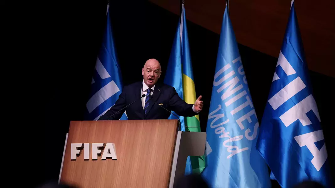 Presiden FIFA Gianni Infantino mengucapkan selamat kepada Indonesia yang sebentar lagi memiliki TC untuk Timnas Indonesia, (22/09/2023)