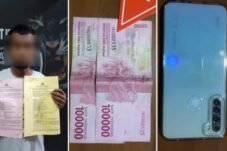 Tersangka penipuan sepeda motor di Pati saat diamankan Satreskrim Polresta Pati.