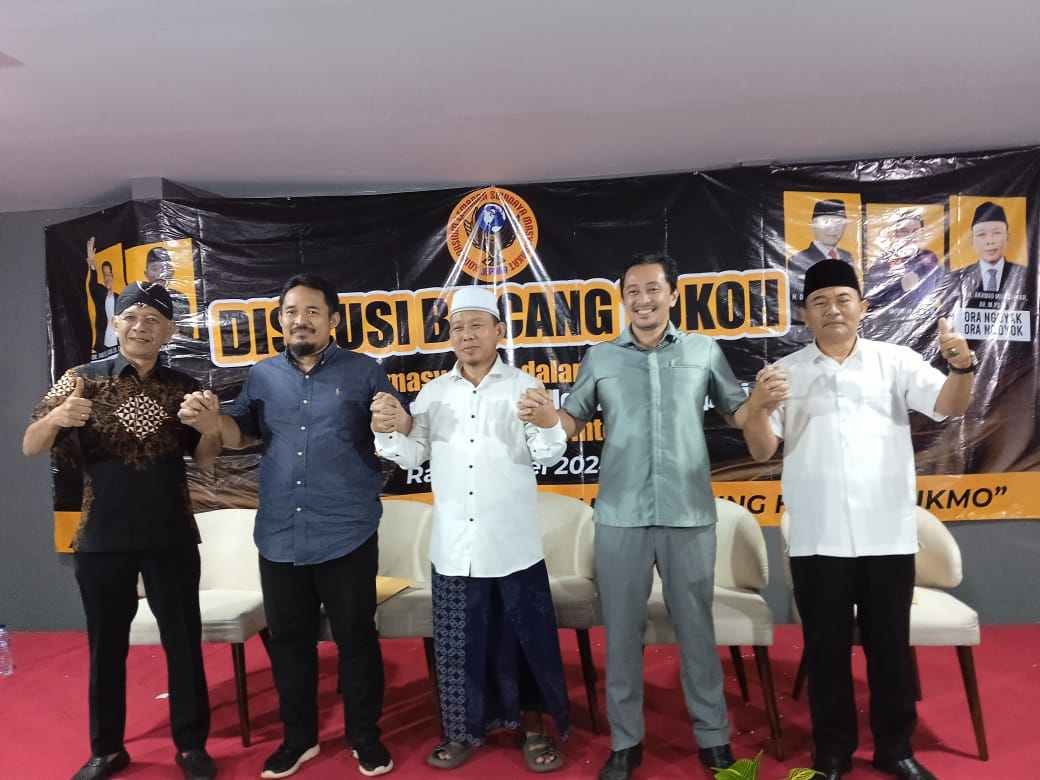 Diskusi Bincang Tokoh serta Peran Masyarakat Memilih Bakal Calon Bupati dan Bakal Calon Wakil Bupati masa bhakti 2024- 2029 yang mempunyai Visioner dan Berintegritas