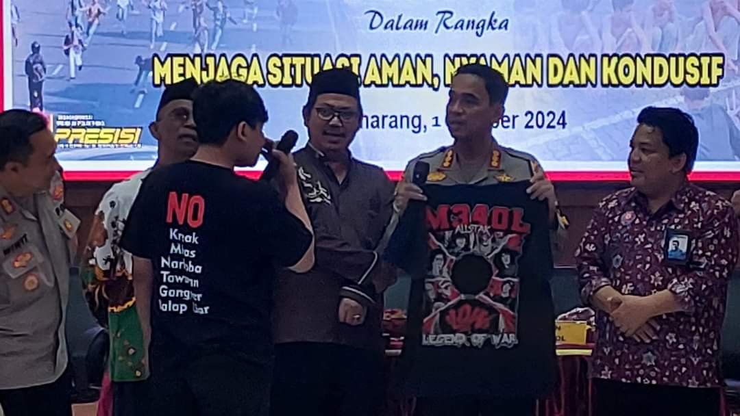 Dalam deklarasinya itu, para anggota gangster dan ketuanya tersebut berjanji tidak akan tawuran lagi dan tidak membuat resah warga masyarakat. Mereka juga meminta maaf kepada warga Kota Semarang atas dampak negatif dari perbuatan yang telah mereka lakukan.