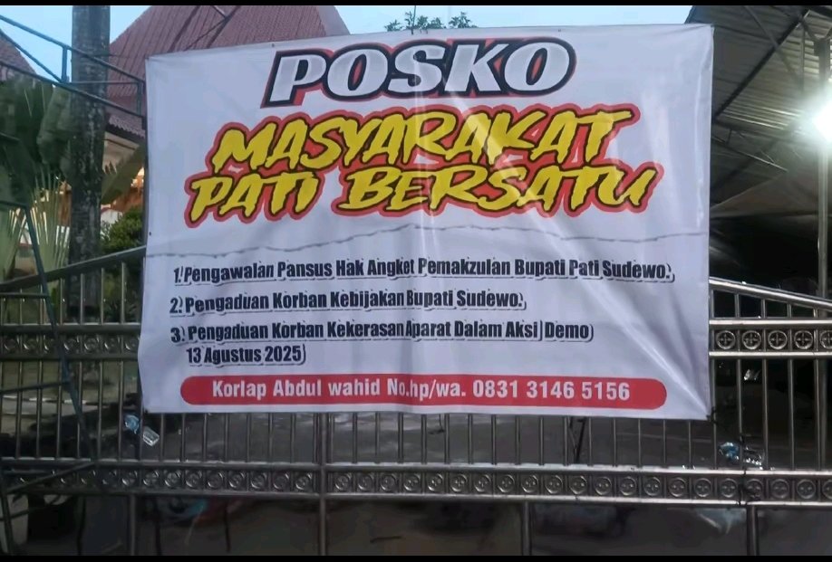 Posko ini bukan sekadar tenda, tapi tanda bahwa rakyat siap mengawal sampai tuntas. Siapa pun yang coba bermain-main dengan kedaulatan rakyat, akan berhadapan dengan kami,” kata salah satu perwakilan AMPBAMPB,  Senin (18/08/2025). ‎‎