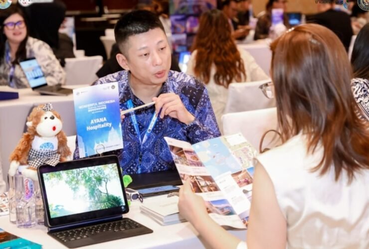 Deputi Bidang Pemasaran Kemenpar Ni Made Ayu Marthini saat sambutan pada Wonderful Indonesia Business Matching (WIBM) untuk memperkuat promosi pariwisata Indonesia ke pasar Tiongkok (14/9/2025).