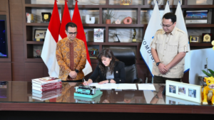 Menteri Komdigi Meutya Hafid saat menjelaskan aturan Perlindungan Anak di Platform Digital dalam siaran pers terbaru.
