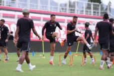 Pemain Malut United BRI League menjalani pemusatan latihan di Yogyakarta pasca libur Lebaran.