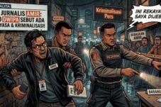 Ilustrasi OTT jurnalis Amir diduga rekayasa dan bentuk kriminalisasi pers oleh PWO Dwipa.