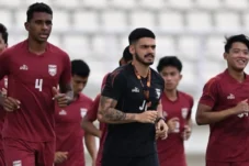 Pemulihan kondisi fisik pemain dalam jadwal latihan Borneo FC pasca libur Lebaran.