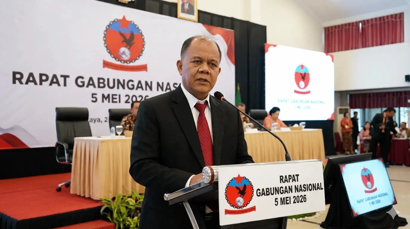 Patar Sihotang Ketua Umum PKN menyampaikan doktrin Cari Temukan Laporkan di Bekasi.