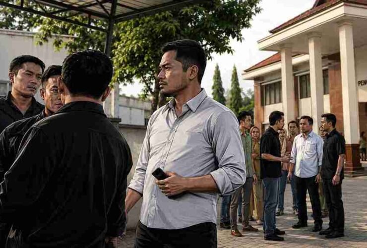 Ilustrasi pengacara asal Tegal yang diduga mengalami intimidasi dan kekerasan verbal di lingkungan Pengadilan Negeri Slawi setelah sidang mediasi perkara perdata.