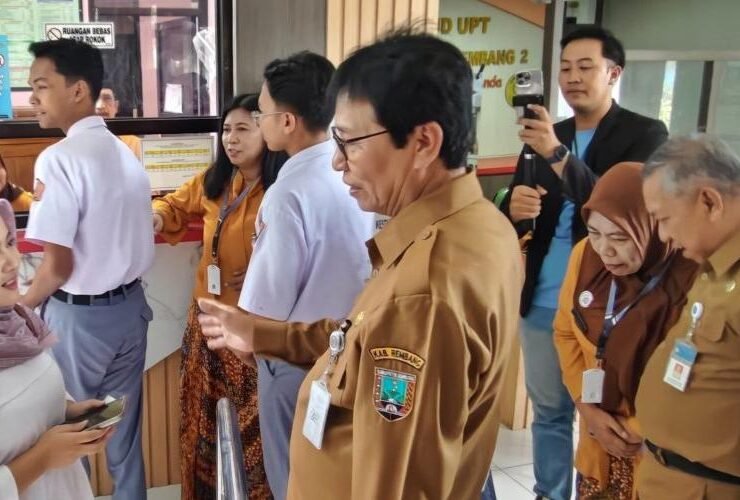 Peluncuran ETPD di 17 puskesmas Kabupaten Rembang dengan pembayaran QRIS