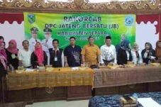 Jateng Bersatu Jepara menggelar Rakorcab dan menetapkan Muhammad Harun sebagai Ketua DPC definitif di Aula Dinas Pariwisata Jepara.