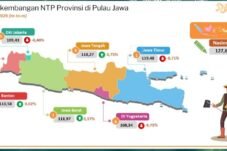 BPS Jawa Tengah merilis data NTP Jawa Tengah yang naik menjadi 118,27 pada Juni 2026.