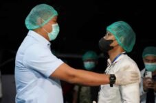 Sudaryono saat sidak dapur Program Makan Bergizi Gratis (MBG) di Bogor