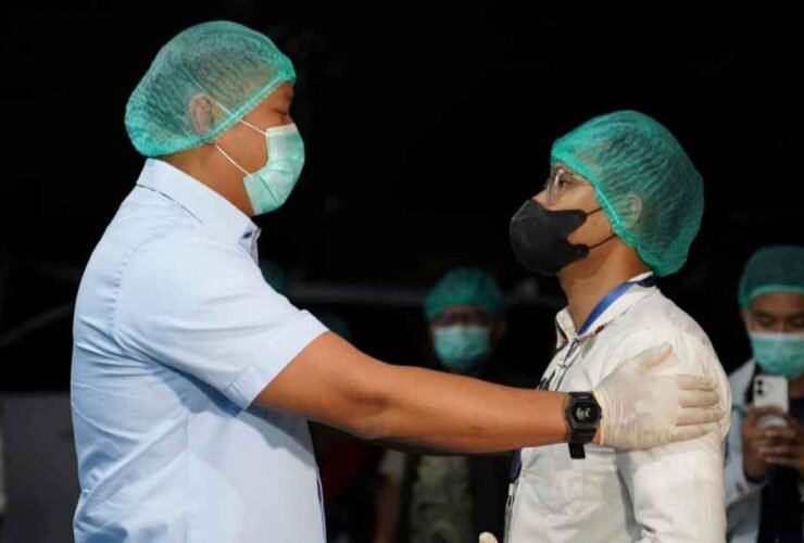 Sudaryono saat sidak dapur Program Makan Bergizi Gratis (MBG) di Bogor